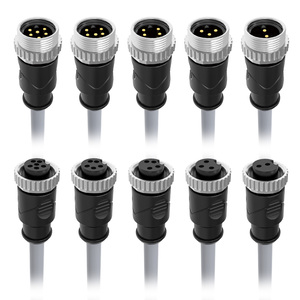 7/8 "커넥터 IP68 방수 Profibus 장치 NMEA 2000 남성 여성 황동 금도금 재료 7/8 인치 원형 커넥터 - Product Image 4