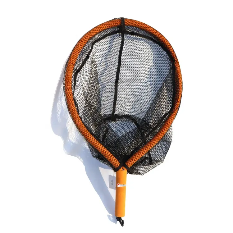 Classic float landing net with durable materials net bag floating fishing landing net for wade fishing and fly Fishing