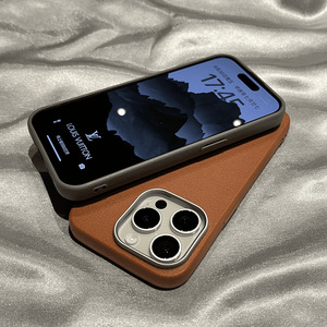 <span class=keywords><strong>Coque</strong></span> de téléphone antichoc en <span class=keywords><strong>cuir</strong></span> mince pour <span class=keywords><strong>iPhone</strong></span> 16 15 14 13 12 11 Pro Max X XS XR 7 8 Plus - Product Image 2
