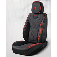 Housse de siège de voiture en cuir universelle tout compris pour les modèles K3/K5, toutes saisons, ensemble complet de 5 pièces avec des fonctions de protection