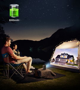 Proyector C900 <span class=keywords><strong>Mini</strong></span> portátil 8000mAh Power Bank Proyector al aire libre con Android9 WiFi y altavoz <span class=keywords><strong>Bluetooth</strong></span> - Product Image 6