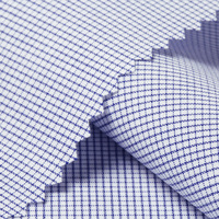 Chemise habillée classique à carreaux gingham pour garçons en tissu popeline 100 % coton de poids moyen, personnalisable, vente en gros