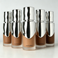 Nouveau fond de teint raffermissant infusé d'essences, fini satiné soyeux, logo personnalisé, luxe, longue tenue, imperméable et mat, maquillage pour le visage