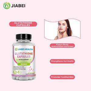 Capsule di GLUTATIONE OEM, Integratore Sbiancante Anti-Età per la Salute dell'Intestino, Vitamine all'Ingrosso per Adulti, Collagene - Product Image 1