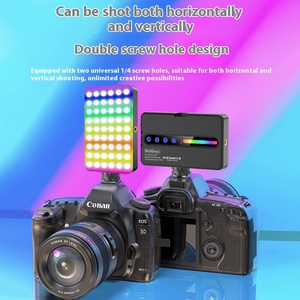 M160 nhỏ <span class=keywords><strong>Led</strong></span> RGB Selfie ánh sáng Clip-on đèn cho máy tính xách tay <span class=keywords><strong>iPhone</strong></span> Điện thoại video ánh sáng trên máy ảnh ánh sáng điện thoại thông minh dòng sống - Product Image 3