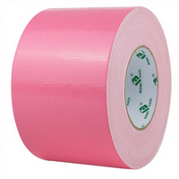 BOMEI PACK DP100 Ruban adhésif haute résistance rose de 100 mm, réparation de tuyaux d'eau, adhésif en caoutchouc, résistant à l'eau, emballage lourd