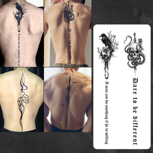 Tatuaje Temporal Semipermanente HJ para Hombres y Mujeres, de Larga Duración (7-15 Días), Resistente al Agua, Adhesivo de Tatuaje Falso, Plantilla de Tatuaje - Product Image 2