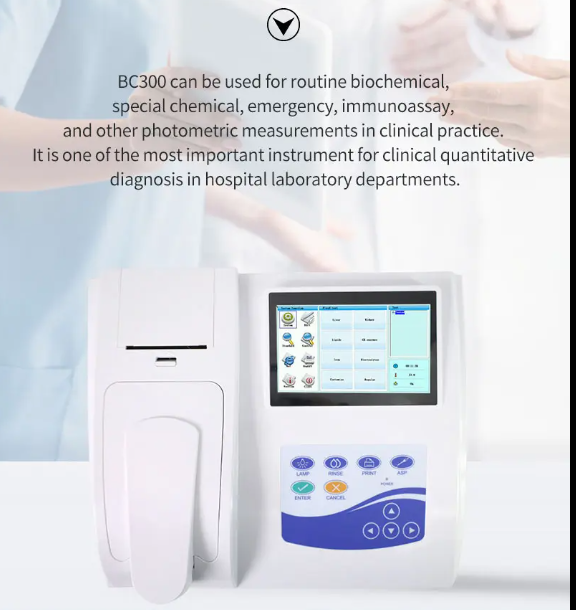 Bc300 Bc300 Semi-Automatic Biochemistry Hematology Blood Chemistry Analyzer ...