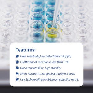 Kit <span class=keywords><strong>ELISA</strong></span> Tilmicosine (TIM) pour Viande Œufs Lait Poisson Crevettes Miel Urine Foie - Tests de Sécurité Alimentaire 96T - Product Image 3
