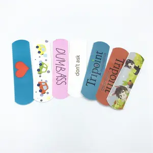 Ce Medical Materials & Accessories Ozone Custom Band-aid First Band Aid Adhesive Bandages Plaster Cute Band Aid Black Brown