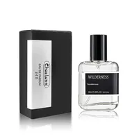 Nouveautés – Flacon de parfum miniature en verre transparent de 30 ml, type crimp, à brume fine, avec logo personnalisé