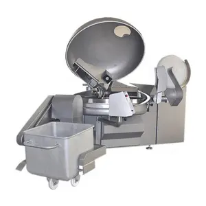 Meat Bowl Cutter Chopper Stainless Steel Vacuum Meat Bowl Cutter Sausage Chopper Machine