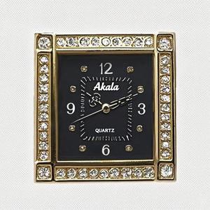 Akala นาฬิกาควอทซ์สำหรับนักธุรกิจทำจากโลหะผสมทรงสี่เหลี่ยมขนาด34.5มม. เลขโรมันตัวชี้กระจกแบบสัมผัสเดียวขายส่งกลไกแบบทำมือ - Product Image 1