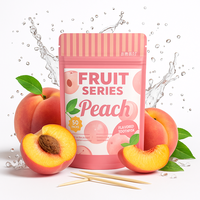 Cure-dents en gros aromatisés au bois, personnalisés à la cannelle, aides à l'arrêt du tabac, cure-dents aromatisés aux fruits, Zahnstocher Mit Geschmack