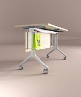 Bureau pliable moderne en fer – Polyvalent pour la maison et le bureau, adapté aux étudiants – Gamme exclusive de styles