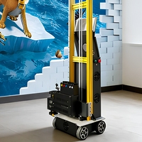 Impresora UV vertical de cerámica para pared con efecto 3D de alta definición, impresora UV para murales, impresión directa en pared