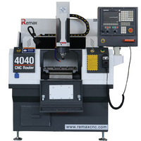 Machines de gravure CNC Remax 6060 4040 pour le métal