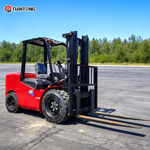 מלגזה דיזל 3 טון עם אביזרים הניתנים להתאמה אישית, כולל מלחציים לבלים, לעבודות חקלאות וניהול חומרי בניין - Product Image 1