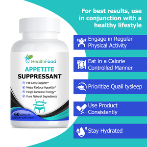 Private Label ODM Appetite Suppressant Capsules Dietary <b>Supplement</b> Helps Reduce Appetite and Promote Increase Energy Levels - Product Image 6