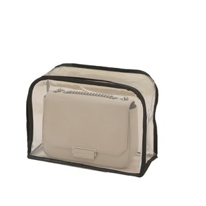 <b>Clear</b> Plastic <b>Toiletry</b>/Cosmetic <b>Bag</b> Zipper Hot Stamping Environment Friendly Recyclable Storage for Supermarket Exhibition Use - Product Image 5