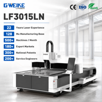 Machine de découpe laser fibre CNC numérique IA automatique haute vitesse 3 axes 3KW/6KW pour tôles, avec mise au point automatique