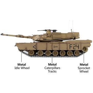 HengLong 3918-1 PRO M1A2 Abrams Metal Tracks Driving Motor Idler 1/16 Smoke <span class=keywords><strong>TK</strong></span> 7.0 <span class=keywords><strong>BB</strong></span> Airsoft Télécommande RC Tank Heng Long - Product Image 2