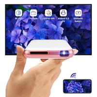 Aun — Mini projecteur intelligent android 9 4k, WiFi, portable, de poche, pour home cinéma