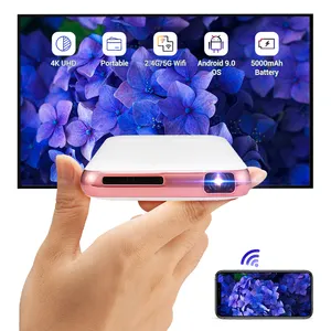 Otack-proyector pico 4K inteligente para cine en casa, miniproyector de bolsillo inalámbrico para teléfono inteligente, Android