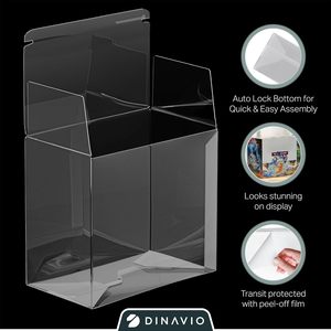 Wholesale Crystal Clear PET Booster <b>Box</b> Case Acid Free Protector for Trading Card Collectors - Product Image 3
