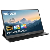 Moniteur externe portable IPS de 15,6 pouces, écran mat 60 Hz, angle de vision de 178 degrés, port Type C pour téléphone, tablette, console