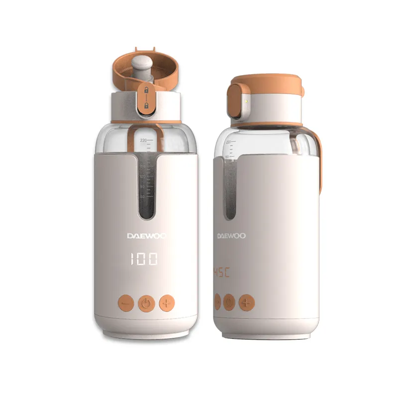 2023 Neues Design Hot Sell Tragbare Baby flaschen wärmer USB-Batterie ladung Hand tragen Milch flasche für Reisen im Freien