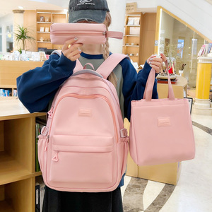 New hot-selling cross-body <b>bag</b> Korean L capacity weight reduction <b>college</b>/university students' <b>bag</b> minimalist style backpack - Product Image 3