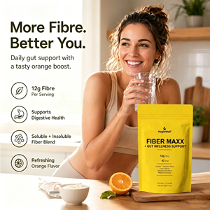 OLLI Fiber Maxx, Polvo para el Bienestar Intestinal, Sabor Naranja, Fibra Prebiótica con Probióticos <span class=keywords><strong>Vivos</strong></span> y Enzimas Digestivas - Product Image 4