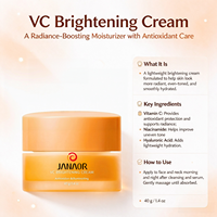Crème éclaircissante à la vitamine C personnalisée en usine, anti-âge, hydratante, nourrissante, crème pour le visage à usage quotidien