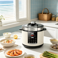 Cuisinière à pression électrique intelligente avec écran LED, plusieurs modes, cuve antiadhésive, pour la maison