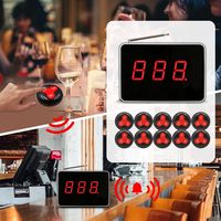 Système d'appel sans fil pour restaurants, cafés, pubs, aires de restauration, pizzerias, bistrots, boulangeries, fournisseur Chine, 433,92 MHz