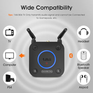 1Mii B06TX Cine en casa Hi-Fi Inalámbrico <span class=keywords><strong>Bluetooth</strong></span> 5,2 Transmisor de audio con AptX-LL/HD Adaptador <span class=keywords><strong>Bluetooth</strong></span> Transmisor de TV - Product Image 4