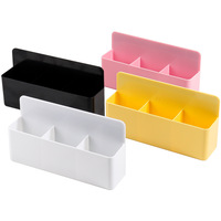 Boîte de rangement magnétique pour marqueurs, aimant en caoutchouc, organisateur en plastique, support de stylos pour tableau blanc