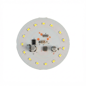 Placa DOB de Aluminio Recubierta de Plástico para Bombilla LED T Original, Potencia 30W, T100 LED, 28 Piezas, Tamaño 96.2*96.2mm, SMT, Electrolisis 10uf 100v, PCBA - Product Image 1