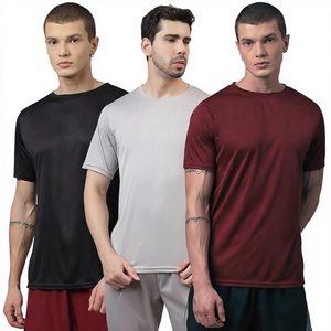T-shirt en jersey pour homme 100% polyester, blanc, imprimé, écologique, respirant, tricoté, manches courtes, coupe ajustée - Product Image 2
