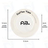 Filtre à café jetable personnalisé en forme de soucoupe, écologique, de qualité alimentaire, pour une tasse individuelle