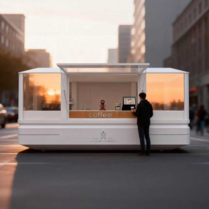 Kiosque mobile multifonctionnel, bar à café, boutique préfabriquée en conteneur, café en capsule, maisons pour les zones touristiques et les centres commerciaux - Product Image 4