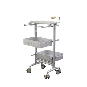 Carrito de Peluquería Profesional con 4 Ruedas, Carrito de Almacenamiento de Aleación de Aluminio para Peluquería, Diseño Minimalista, Fácil de Mover - Product Image 4