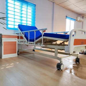 Cama de Hospital Doble con Estructura de Acero Laminado en Frío y Cabecera de ABS para Adultos Mayores, Modelo Enjoying Happiness - Product Image 3