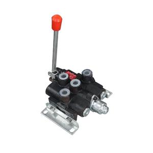 Vanne de commande directionnelle à cinq voies série ZS118 en fonte pour machines hydrauliques, commande manuelle, montage fileté - Product Image 2