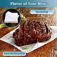 Rouleau de papier boucher kraft large non ciré de qualité alimentaire, idéal pour le barbecue, le fumage et l'emballage de viande (brisket)