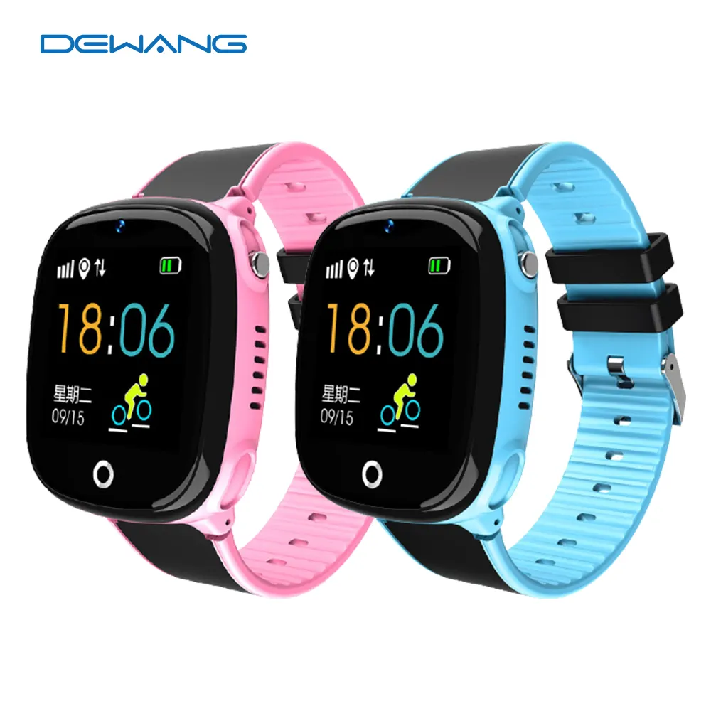 HW11 IP67 Waterproof SmartWatch Student Android Tracking Security SOS Call Smart Watch GPS with Camera Phone Watch Child