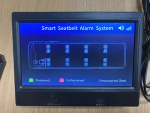 Westbay 7 "Lcd 4G Gps izleme uzaktan kontrol monitörü membran basınç algılama sensörü otobüs ofis koltuk hatırlatma basınç alarmı
