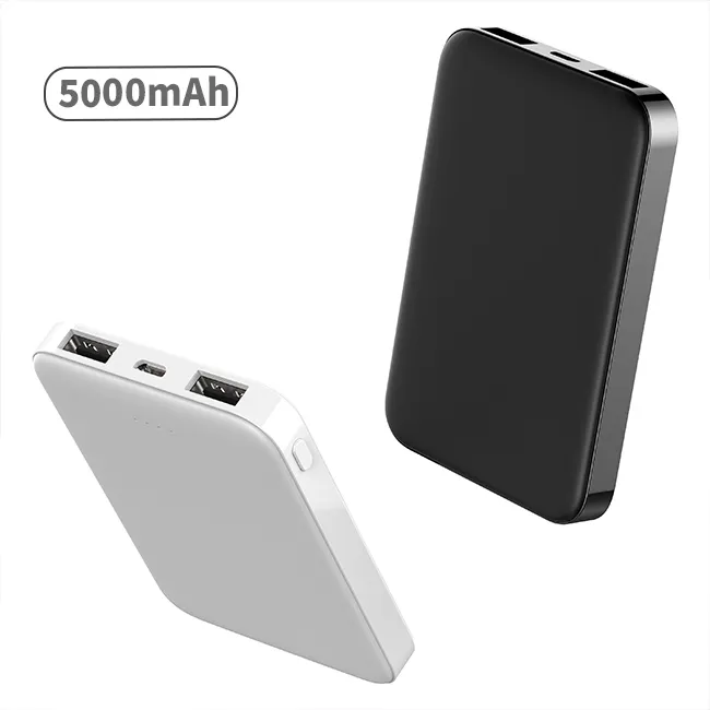 מפעל מחיר Slim הכפול נייד USB מיני נייד טלפון מטען 5000 mAh powerbank כוח בנק 5000 mah