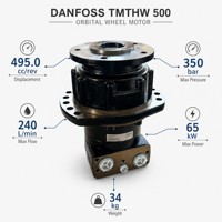 Moteur à roue Danfoss TMTHW500 495cc, moteur hydraulique pour moissonneuse-batteuse, chargeuse forestière, 11137342 TMTH-0500-B-NN-W58-AF